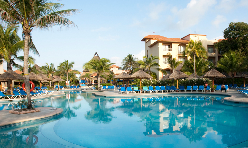 Tropical poolside resort managed by GCI